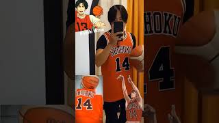 Fyp Slamdunk Basketball Jersey 14 Hisashi Mitsui Shohoku Shorts riderkikomi Slam Dunk [upl. by Nnylarat]