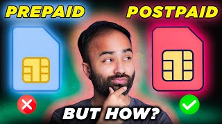 Postpaid VS Prepaid Postpaid Recharges Are Cheaper than Prepaid Hindi [upl. by Acisey356]