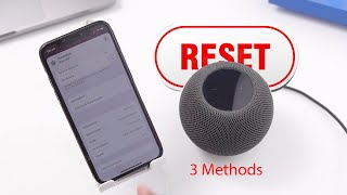 How to Factory Reset Apple HomePod with or without iPhone [upl. by Philippe]