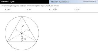 Zadanie 7  matura próbna 4 styczeń 2013 [upl. by Anerres]