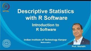 noc19ma14 Lecture 01Introduction to R Software [upl. by Ingold496]