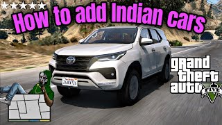 How to Add Indian CARS in GTA 5 [upl. by Nilek]