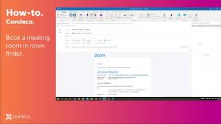How to  Outlook  Book a Room in Room Finder [upl. by Eimam]