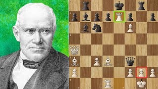 Most Beautiful Chess Game Ever Played  quotThe Evergreen Gamequot [upl. by Adiela997]