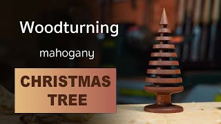 Woodturning  Christmas tree for beginners [upl. by Ramaj]