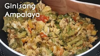 Ginisang Ampalaya with Egg  Walang Pait [upl. by Otir]