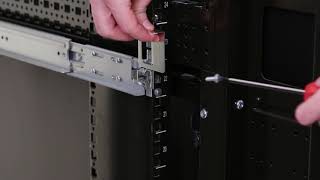 DellEMC PowerEdge R740XD2 Install into Data Center Rack [upl. by Idolla]