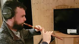 Callum Armstrong  plays Bellerman Exercise §101 on the Ancient Greek Double Pipes Aulos  Tibia [upl. by Ettenahc]