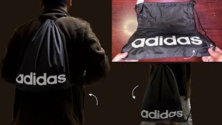 Adidas Linear Gym Sack  unboxing  Azo Edition [upl. by Tavish]