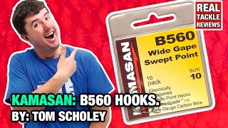 KAMASAN B560 HOOKS TOM SCHOLEY [upl. by Suoirtemed]