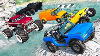 Off Road Cars Battle 4  Beamng drive [upl. by Brodsky77]