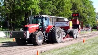 mf 7480 trekkertrek tractorpulling massey ferguson dyna vt [upl. by Joelie]