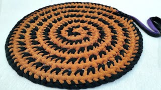 HOW TO TURN MACAROME KNOTS INTO DOORMAT Doormat making at home paydan banane ka tarika DIY [upl. by Ynneh]