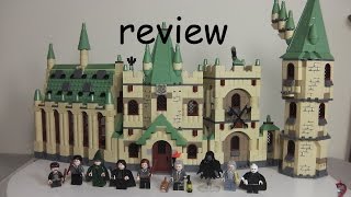 Lego Harry Potter Hogwarts Castle4842Time Lapse Stop Motion Build And Review From 2010 [upl. by Ahsiuqet]