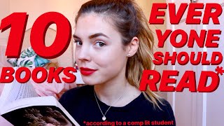 10 Books Everyone Should Read according to a comp lit student 🤓📚 [upl. by Haimarej255]