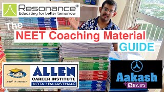 The Ultimate Study Materials Review for NEET  Allen vs Aakash vs Resonance  Test Series Review [upl. by Annawek233]