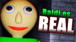 BALDI es REAL  EL JUEGO SECRETO DE BALDIS BASIC VERSION REALISTA [upl. by Gaynor]