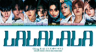 Stray Kids 락 樂 LALALALA Lyrics Color Coded Lyrics [upl. by Anid859]