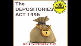 DEPOSITORIES ACT 1996  WHAT IS DEMETARLISATION amp TRADING OF SHARES [upl. by Schnapp120]