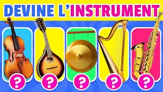 Devine 40 Instruments de Musique en 5 Secondes 🌍  Quiz Spécial Musique [upl. by Ayhdnas]