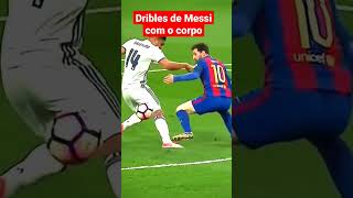 Dribles de Messi com o corpo Messi football soccer viral fyp [upl. by Okomot]