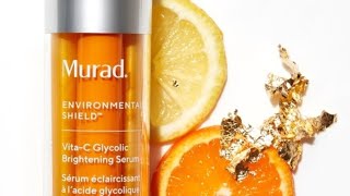 Murad Skincare 🆕 VitaC Glycolic Brightening Serum Environmental Shield Review [upl. by Hauser974]