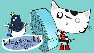 Sorted  Wussywat the Clumsy Cat  Cartoons for Kids [upl. by Eenram]