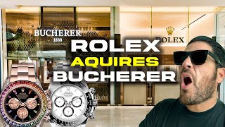 ROLEX BUYS BUCHERER  THE INDUSTRIES BIGGEST POWER PLAY [upl. by Karney]