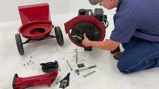 Replacing Chipper Blades on Earthquake Chipper Shredders [upl. by Anelrahc]