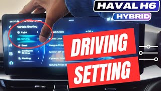 Vehicle Driving Settings in Haval [upl. by Fleurette447]