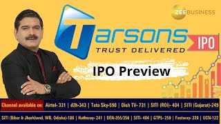 Tarsons products Ltd IPO  Apply or avoid  Tarsons IPO details BY Anil Singhvi [upl. by Crin]