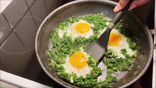 ጎመን በ እንቊላል ከባህሌ Ethiopia Spenat with egg spinazie épinards spinaci špenát spinat spinach [upl. by Ophelie527]