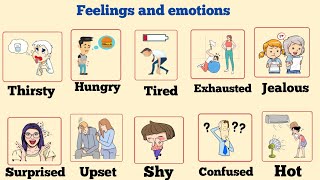 Feeling and emotions in English  Verbs in English [upl. by Aloibaf]