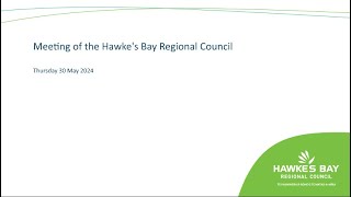 Hawkes Bay Regional Council  Submissions Day2 30 May 2024 [upl. by Dinny]