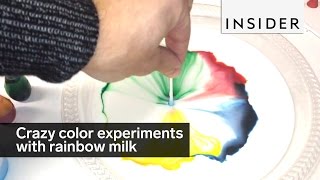 Create rainbow milk [upl. by Vaish]