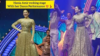 Hania Amir performance in Hum TV Awards Wembley Arena London 2024 [upl. by Adelle]