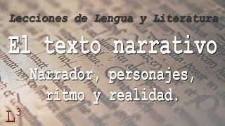 El Texto Narrativo Lecciones de Lengua y Literatura [upl. by Favin]