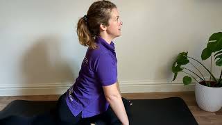 KH Chiropractic Cranbrook Chiropractor hip opening exercise for hip pain and lower back pain [upl. by Nyrak]