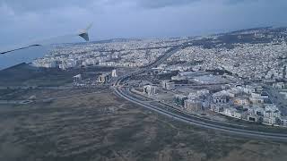 TUNISAIR landing at Tunis Carthage Airport [upl. by Enneite]