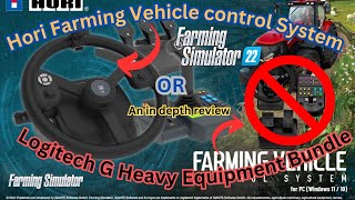 New Hori Full Review vs The Logitech G heavy Equipment Bundle fs22 [upl. by Rudman442]