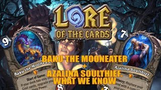 Baku the Mooneater and Azalina Soulthief What We Know So Far Hearthstone Lore [upl. by Adli]