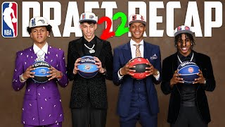 2022 NBA Draft Recap  Lottery Steals Winners [upl. by Davine]