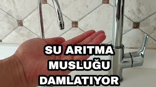 Su arıtma musluğu damlatıyor çözümü [upl. by Delmor738]