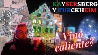 Kaysersberg y Turckheim🇫🇷¿CÓMO hospedarse en ALSACIA en NAVIDAD y a qué sabe el VINO CALIENTE [upl. by Ecirtel418]