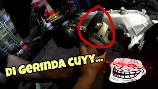 Tutorial mudah poles crankcase honda beat new jadi seperti di crome [upl. by Dett406]