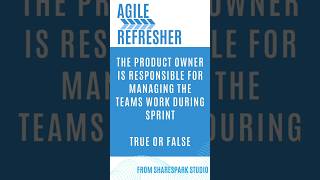 Scrum Refresher  Quick knowledge check interview scrum agile projectmanagement scrumstudy [upl. by Nelaf518]