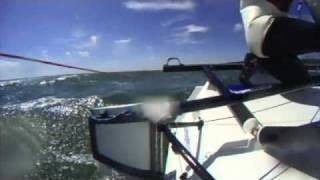 Musto Skiff Training Vid  Big Breeze [upl. by Zonnya]