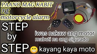 paano magkabit ng motorcycle alarm HOW TO INSTALL MOTORCYCLE ALARM mio sporty [upl. by Fowler916]