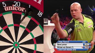 Dutch Darts Masters 2018  Final  Van Gerwen v Lennon [upl. by Arakihc]