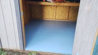 New Tuff Shed Floor [upl. by Aseyt719]